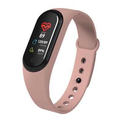 China WeChat smart wearfit wristband touch screen SWL real heart rate WeChat sports lift your hand and screen pedometer luminous wristband for sale