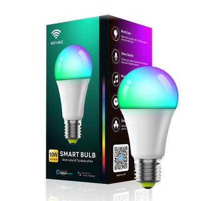 China festival& Hotel& Residence Factory Stock10W RGB Wifi Bulb With 1 Or 2 Or 3 Or 4PCS Packed for sale