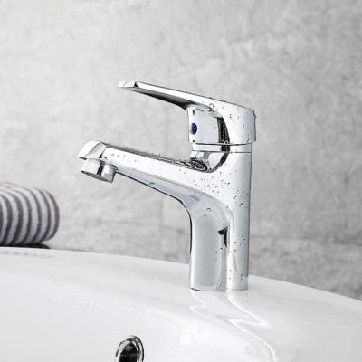 China Contemporary Single Lever Brass Mixer Water Faucet Bathroom for sale