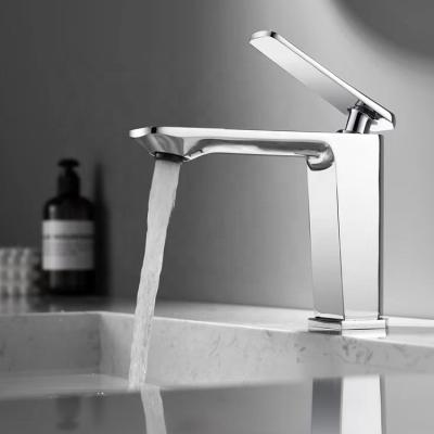 China 2021new contemporary design single handle basin sink faucet for sale