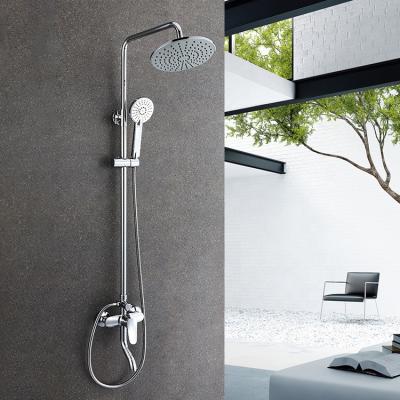 China Without Slide Bar High Quality Brass Yile Bath Shower Mixer With Round Shower Head for sale