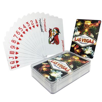 China Souvenirs / Gifts / Entertainment GS-18163 Custom White Poker Cards PVC Playing Cards for sale