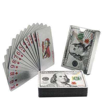 China GS-18154 New High Quality Entertainment Aluminum Plated Souvenirs / Gifts / Playing Cards PET Poker Cards for sale