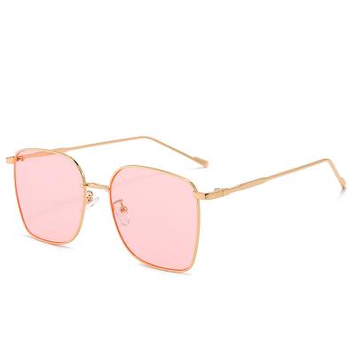 China New Fashion Sunglasses Style Rectangle Big Frame Sunglasses Fashion Glasses 2021 Sunglasses for sale