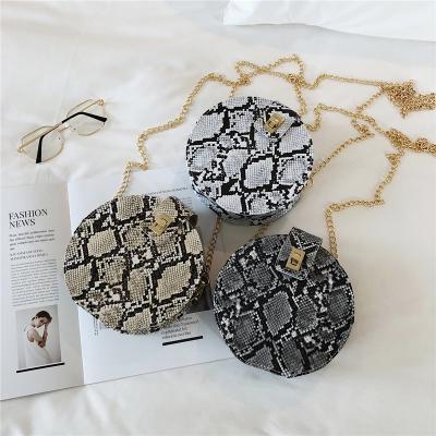 China European and American new Serpentine Small Round Bag Chain single shoulder bag of fashion outlet daily accessories for sale