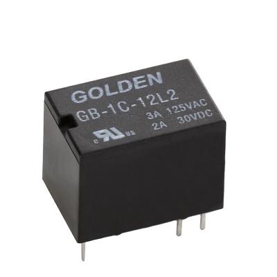 China Mini G2E sealed and waterproof relay GB-1C-12L2 12v power relay 5 gold pins 0.2W 1a 3a 30vdc for universal use for sale