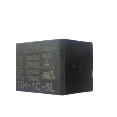 China Electronic Equipment Sugar Cube Relay 5VDC 1C SPDT 0.36w Golden Relay 5v T73 3FF For General Purpose for sale