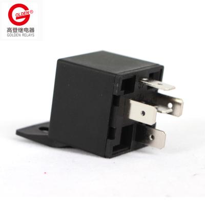 China Gold relay GYF2-1C-12D 4pins, 5 terminals 6v, 12v, 24v, 20a, 40a, 60a, 80a relay motor vehicle auto electrical parts auto box for sale