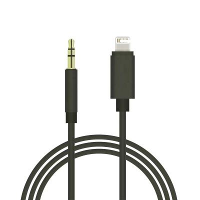 China aux cable high quality car for lightning to aux cable. 3.5mm Earphone Jack For iPhone Home / Car Stereo Speaker 1M for sale