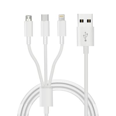 China Other Fast Charging Cable 3 In 1 Type-C Fast Micro PVC Wire Charging Power Connector Micro IPX IOS Factory Cheapest Online All In One for sale