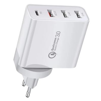 China Usb QC4.0 Quick Power Adapters 48w PD 3 USB Qc3.0 Adapter And PD Charger for sale