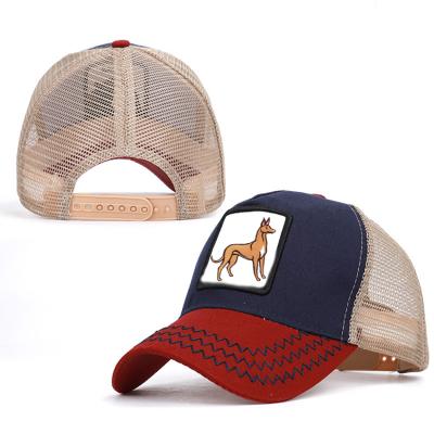 China Wholesale COMMON Gorras Custom Embroidered Animal Baseball Cap Mesh Custom Trucker Hat Cotton Snapback Caps for sale