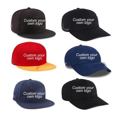 China New COMMON Gorras Wholesale Men's 3D Flat Brim Embroidered Hat Cap Covers Snapback Hats 3D Puff Embroidery Custom Hat for sale