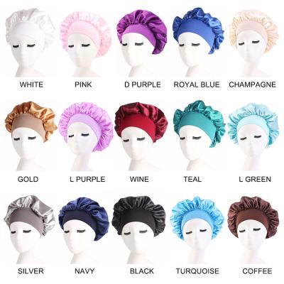 China Wholesale Custom Heat LOGO New Style Ladies Overflow High Elasticity Headband Sleep Cap Hair Care Hat for sale