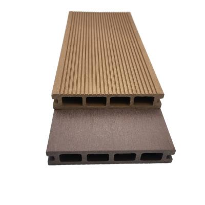 China Contemporary Recyclable wpc Wood Decking wpc Panel Plastic Coextrusion Composite Decking for sale