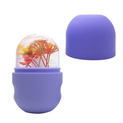 China Silicone Ice Globes Silicone Facial Contouring Ice Cube For Skin Care Face Ice Roller for sale