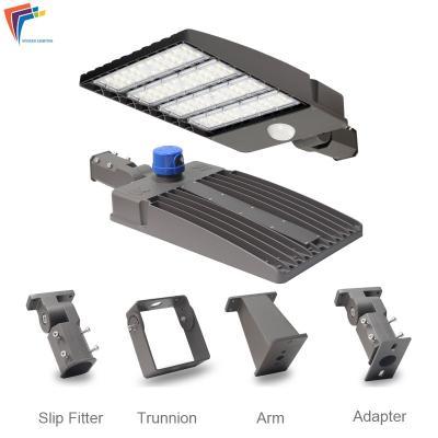 China ROAD 100w 150w 200w 300w outdoor shoe box led street light waterproof parking led street light light with photocell for sale