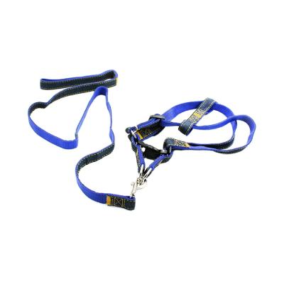 China Large Large Viable Personalized Pet Dog Chest Collars Safety Harnesses And Lead With Leash for sale