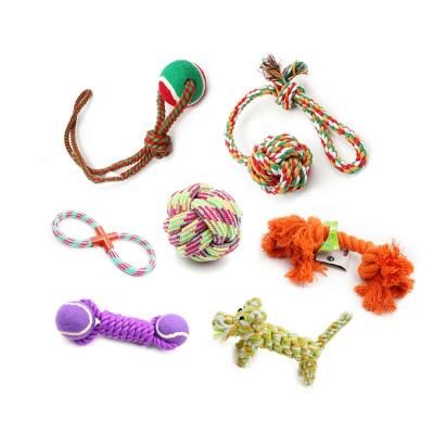 China Hot Viable Pet Products Wholesale Cotton Rope Pet Toys For Dog And Cat SKGLW040 for sale