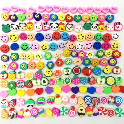 China Jewelry Making Polymer Clay Beads Smiley Animal Sunflower 100pcs/Lot Shape Christmas For Jewelry Making DIY Handmade Accessories for sale