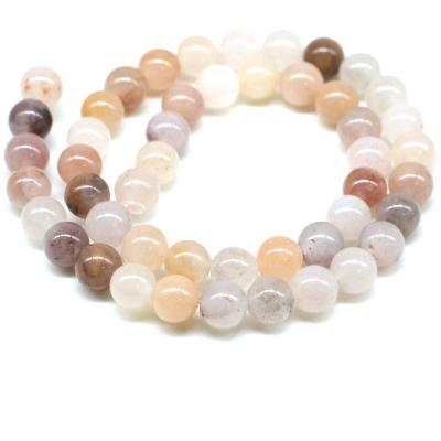 China 10MM Round Dull Polish Round Matte Agates 6MM 8MM Stone Beads For Jewelry Making for sale