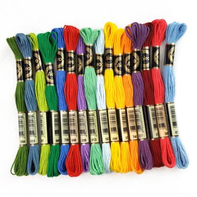 China Embroderie Sewing Accessories 447 Colors Stitch Egyptian Cotton Handmade Cross Stitch Embroidery Sewing Threads 8m for sale