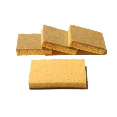 China Sustainable Durable No Smell Tableware Kitchen Scrubber Natural Palm Fiber Plant Based Sponge for sale