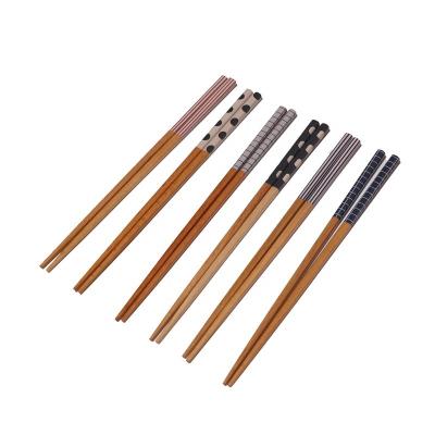 China Viable Premium Reusable Chopsticks Set Natural Wooden Chinese Japanese Korean Chopsticks Chopsticks Lightweight Utensils for sale