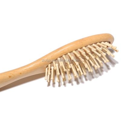 China Wooden Comb Nature Boar Baby Hair Brushes Durable Streamlined Appearance Hair Comb for sale