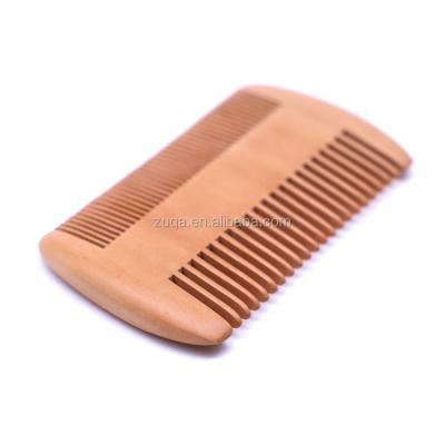 China Black Head Hot Selling Remover Label Beech Wooden Hair Shaving Beard Comb for sale