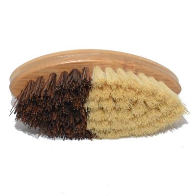 China Viable customizable logo coconut sisal fiber bamboo wooden dish cleaning brush for wholesale for sale