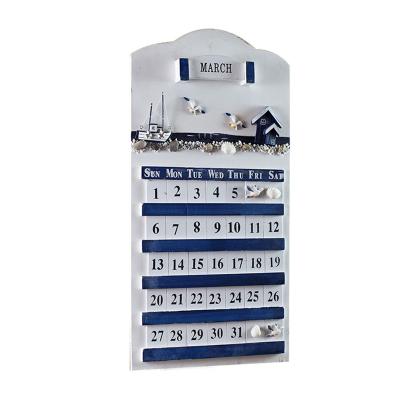 China China Calendar 2020 Perpetual Wooden Desktop Advent Wooden Digital Calendar 2021 Wooden Calendar for sale