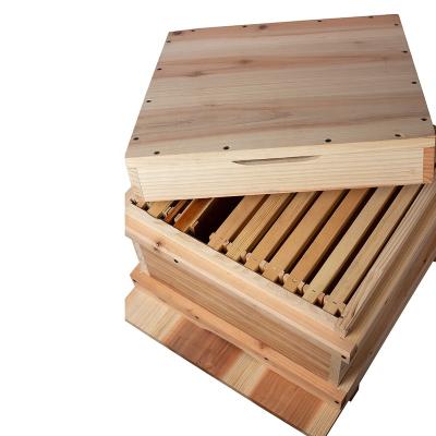 China 10 Frame Korean Beehive Farms Native Wooden Bee Hive For Beekeeping for sale