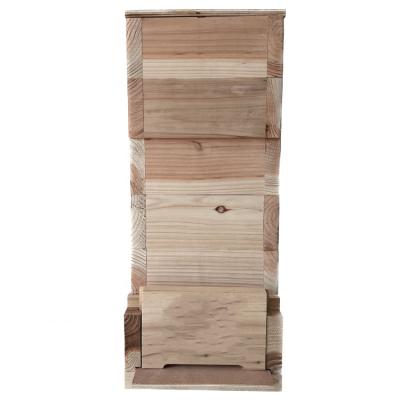 China China Beekeeping Equipment Farms Five Layers Quadrilateral Beehive Wooden Box for sale