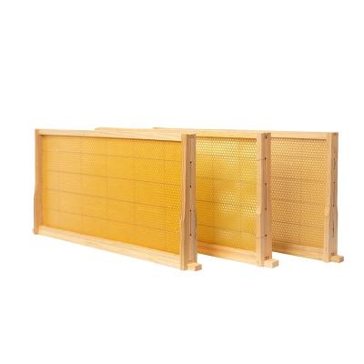 China Korean Wooden Farms Bee Hive Frame With Beeswax Foundation Sheet for sale