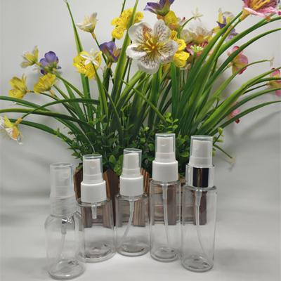 China Plastic PET Mist Spray Bottle Cosmetic Perfume Bottle 30ml Spray Container for sale