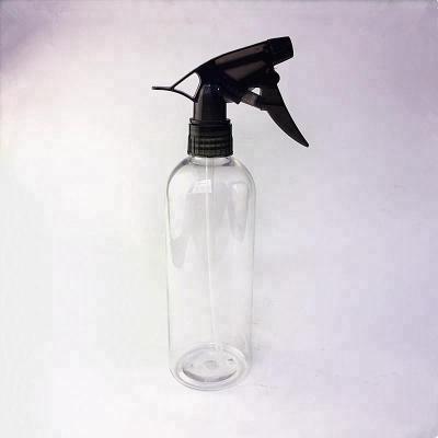 China Black Transparent Personal Care Trigger 500ml Pet Spray Bottle for sale