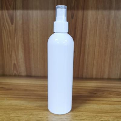 China Plastic PET Bottle 250ml PET Bottle With Gold Sprayer And Clear Above Cap For Body Sprayer for sale