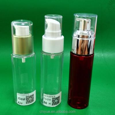 China Soft Cleansing Lotion Bottle 50ml Small Oil Bottle Pump Bottle For Makeup Remover Liquid for sale