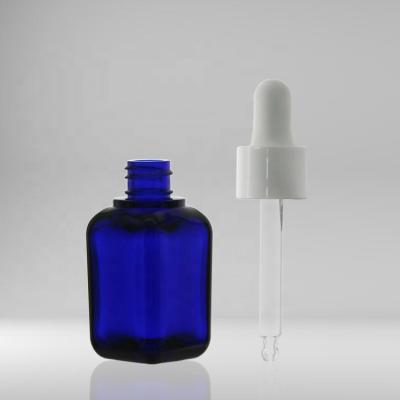 China Wholesale 15ml 30ml 50ml 100ml Square Cosmetic Dropper Bottle Essential Oil PET Bottle Empty for sale