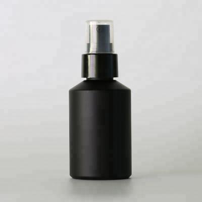 China Personal Care China Factory 120ml Matte Black Plastic Lotion Bottle For Skin Care for sale