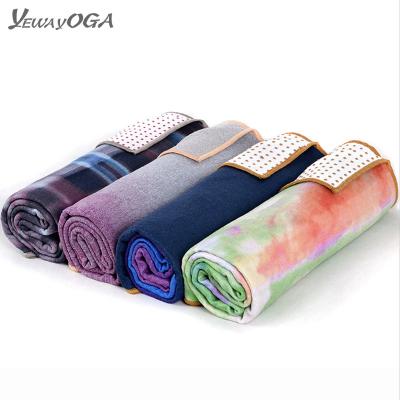 China High Quality Kid Safe Yoga Mat Towel Recycled Microfiber Yoga-Handtuch Tie Dye by Toalla Toalha Tuala Handoek Yogahandduk Asciugama Yoga for sale