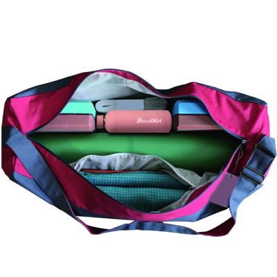 China Waterproof Fabric Tote Large Yoga Mat Bag Canvas Big Yoga Mat Bag Logo Bolsa De Yoga Yogatasche Yoga Duffle Custom Made Yoga Mat Bag Large Size Pocket for sale