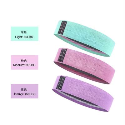 China China Low MOQ Women's GYM/GYM Fabric Elastic Cotton Eco-Friendly Home Supplier 3 Piece Long Leg Booty Resistance Bands for sale