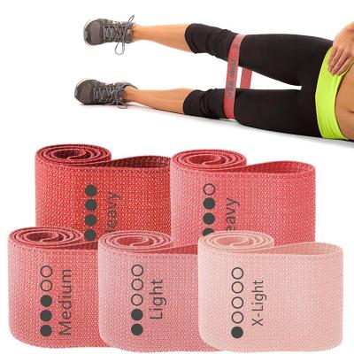 China Yewayoga Eco-friendly 2021 Wholesale Custom Color Latex Hip Resistance Bands New Resistance Bands Combination Set Of 5 Yoga Fitness Goods for sale