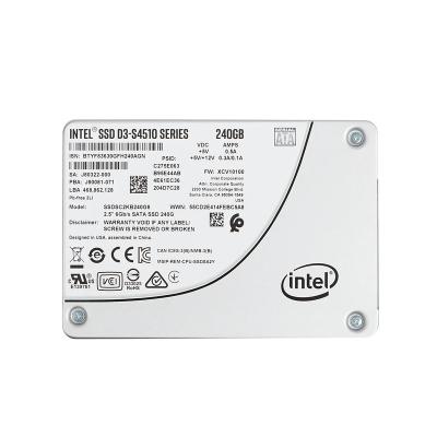 China Original SSD Server Hard Drive InteI s4510 240gb 480gb 960gb 1.92t 3.84t SSD Drive 2.5 inch SFF EMC HPE Thinksystem SSD for sale