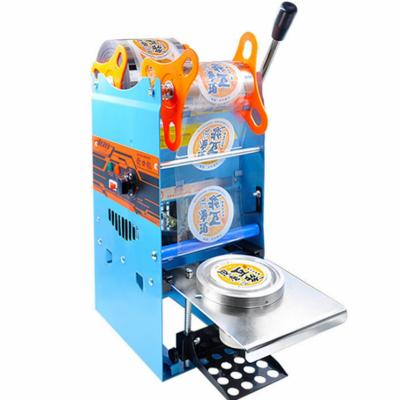 China High Quality Food Paper PP Manual Plastic Food Paper Tea Milk Bubble Cup Sealing Machine for sale