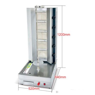 China BBQ Gas Maker Electric Automatic Shawarma Commercial Rotating Turkish Grill For Business for sale