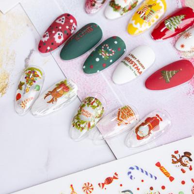 China 2020 New Christmas Style Nail Art Stickers 2020 New Style Christmas Stickers Angel Style Patterns Nail Decals for sale