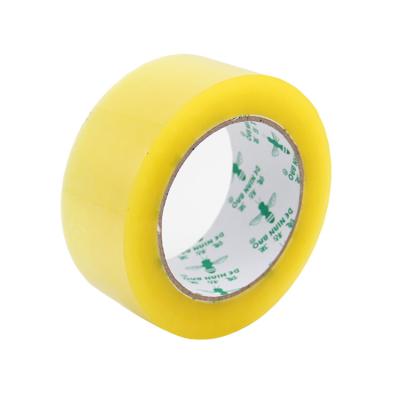 China 22 Years Factory Clear / Transparent Yellowish Packing Tape Factory Price for sale